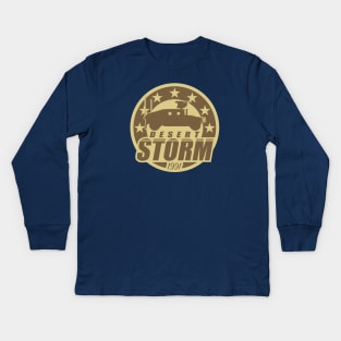 Operation Desert Storm 1991 Kids Long Sleeve T-Shirt